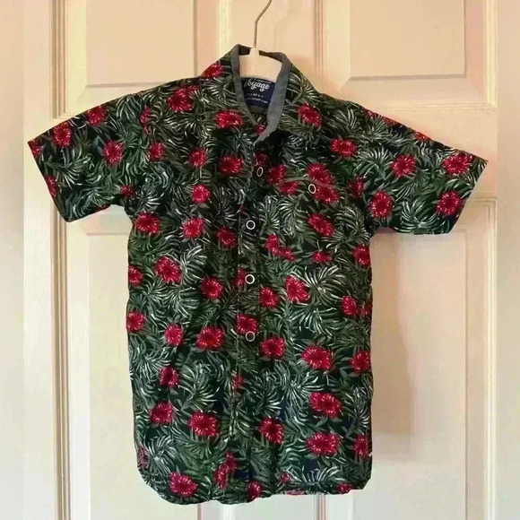 Craft & Flow Voyage Hawaiian Shirt. Little boy size 5 - Picture 2 of 7